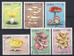 Cuba  1989  Edibale Mushrooms  (o) - Used Stamps