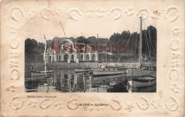 Delcampe - (83) TAMARIS SUR MER - Sablettes - Sailtboaits Voiliers - Carte Gauffrée - 2 SCANS - Tamaris