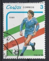 Cuba  1989  World Cup, Italy 3c  (o) - Used Stamps