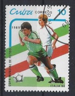 Cuba  1989  World Cup, Italy 10c  (o) - Used Stamps
