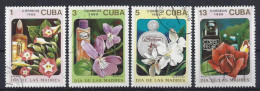 Cuba  1989  Mothers Day; Flowers + Perfumes (o) - Used Stamps