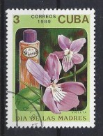 Cuba  1989  Mothers Day; Flowers + Perfumes 3c  (o) - Used Stamps