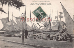 Delcampe - (83) SAINTE STE MAXIME - Dans Le Port, Les Voiles Au Sec - Sailtboats Voiliers - 2 SCANS - Sainte-Maxime