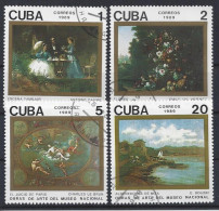 Cuba  1989  National Museum Paintings  (o) - Used Stamps