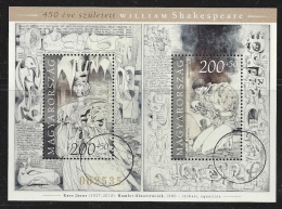 HUNGARY-2014. SPECIMEN Souvenir Sheet - William Shakespeare,450th Birth Anniversary / Youth / Illustrations From Hamlet - Gebraucht