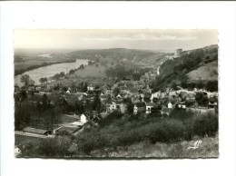 Delcampe - CP - LA ROCHE GUYON (95) Vue Generale Et Vallée De La Seine Vers Bonnieres - La Roche Guyon