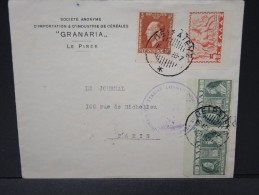 GRECE - ENVELOPPE  POUR LA FRANCE 1939  AFF PLAISANT     A VOIR  LOT P3668 - Brieven En Documenten