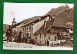 Delcampe - 74 TALLOIRES La Place Du Village Hôtel-Restaurant GEORGES 1900, Reproduction  Editions Atlas    état Impeccable - Talloires