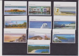 GRECIA PAESAGGI LANDSCAPE 10 V. MNH - Neufs