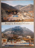 BUIS LES BARONNIES  (26).MULTIVUES : LA PISCINE ET LE CAMPING.  ANNEES 1990 - Buis-les-Baronnies
