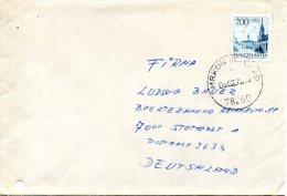 YOUGOSLAVIE. N°1360 De 1972 Sur Enveloppe Ayant Circulé. Tourisme. - Covers & Documents