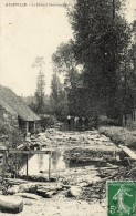 CPA - MEREVILLE (91) - Flottage De Grumes Dans La Juine à Semainville - Mereville