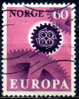 NORWAY 1967 Europa - 60ore Cogwheels  FU - Used Stamps