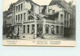 Delcampe - DEP 59 BERGUES  MAISON BOMBARDEE - Bergues