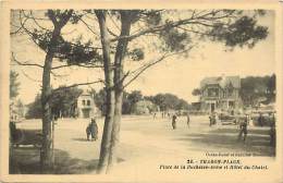 Delcampe - Depts Div- Loire Atlantique -ref AA203 - Tharon Plage - Place De La Duchesse Anne Et Hotel Du Chalet - Theme Hotels - - Tharon-Plage