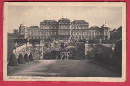 168726 / Vienna Wien IV - SCHLOSS BELVEDERE , STATUE 1932  - Austria Österreich Autriche - Belvédère