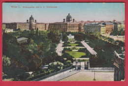 168734 / Vienna Wien I - VOLKSGARTEN UND K.K. HOFMUSEEN - USED 1913 Austria Österreich Autriche - Musea