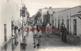 Delcampe - ALGERIE - BISKRA - Une Rue Des Ouled Nails -  Dos Vierge-  2 Photos - TTBE - Biskra