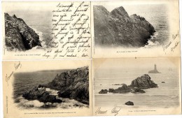 Delcampe - 29  LA POINTE DU RAZ  LE RAZ  DE SEIN  -  LOT 4 CPA ANCIENNES - La Pointe Du Raz