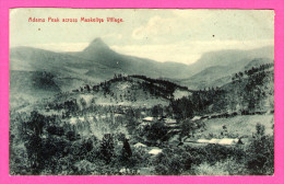 Delcampe - Adams Peak Across Maskeliya Village - Pic D'Adam Dans Le Village Maskeliya - PLÂTÉ & Co N° 236 - Sri Lanka (Ceylon)
