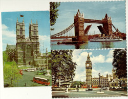 Angleterre  CP Mod England  Londres London 5 Cartes Tower Bridge Big Ben Westminster Abbey ... - Sonstige & Ohne Zuordnung