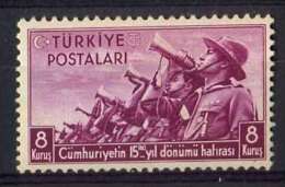 TURKEY 1938  Republic Anniversary  (scountig) MNH - Turks & Caicos