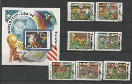 Tanzania - 1 BF + 7 TP - Football - Coupe Du Monde 1994 Etats-Unis - 1994 – USA