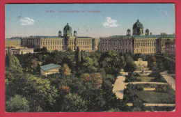 168753 / Vienna Wien - VOLKSGARTEN MIT MUSEEN - USED 1928 ROUSSE BULGARIA  Austria Österreich Autriche - Museen