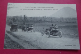 Delcampe - C P Coupe Gordon Bennet Circuit  D'auvergne Le Puy De Dome Et La Route Du Circuit Apres La Baraque - PKW