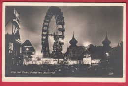 168775 / Vienna Wien II - NIGHT , PRATER MIT RIESENRAD , HIPPOLRON  KINO CINEMA Tegetthoff  Austria Österreich Autriche - Prater