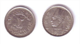 Egypt 2 Milliemes 1938 (1357) - Egypte