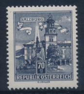 **Österreich Austria 1962 ANK 1095 Y Mi 1114 (1) Paper Weiß Bauten Building Architecture Fountain MNH - 1961-70 Unused Stamps