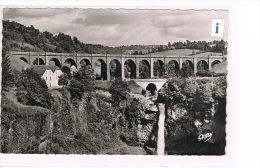 Delcampe - CPSM (15) MAURIAC - Le Viaduc Et La Cascade  -  (030) - Mauriac