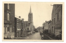 Delcampe - CPA - BEAURAING - Rue De L'Eglise Et De La Grotte  // - Beauraing