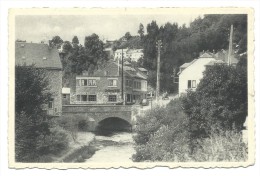 Delcampe - CPA - HOUFFALIZE - Pont Sur L'Ourthe Et Route De Liège   // - Houffalize