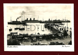 PORTUGAL - MADEIRA - FUNCHAL - UMA VISTA DO PORTO DE EMBARQUE - 1930 REAL PHOTO - Albums & Collections