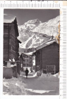 Delcampe - SAAS  FEE  -  Dorfstrasse Mit  Alphubel - Saas-Fee