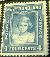 Newfoundland 1938 Princess Elizabeth 4c - Used - 1908-1947