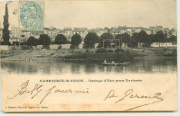DEP 78 CARRIERES SUR SEINE PASSAGE D'EAU POUR NANTERRE - Carrières-sur-Seine