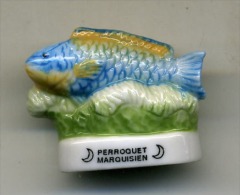 Delcampe - FEVE A POISSON PERROQUET MARQUISIEN Série Atlas - Tiere