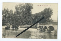 CPA - Champs - Le Pont Et Le Déversoir - Champs Sur Yonne - Champs Sur Yonne