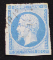 Louis Napoléon 20 Centimes Bleu, Voir Verso - 1852 Luigi-Napoleone