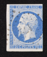 Louis Napoléon 20 Centimes Bleu, Voir Verso - 1852 Luigi-Napoleone