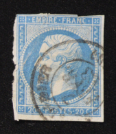 Louis Napoléon 20 Centimes Bleu, Voir Verso - 1852 Louis-Napoléon
