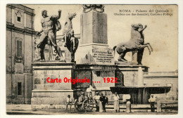 Roma - Palazzo Del Quirinale .... En 1922  -    ( Charette  Transport D´ Eau) - Venters