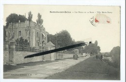 Delcampe - CPA - Samois Sur Seine - Les Bords De La Seine - Villa Marie Fanny - Samois