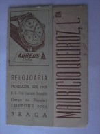 1 CALENDAR CALENDARIO CALENDRIER SMALL - PORTUGAL CAMPEONATO NACIONAL DE FUTEBOL DA 1ª DIVISÃO 1954-55 - Small : 1941-60