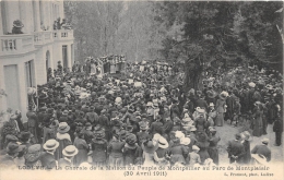 Delcampe - HERAULT  34  LODEVE  LA CHORALE DE LA MAISON DU PEUPLE DE MONTPELLIER AU PARC DE MONTPLAISIR 1911 - Lodeve