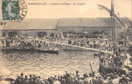 Delcampe - HERAULT  34  MARSEILLAN  COURSE A LA BIGUE  LE CAPELET  SPORT JEUX - Marseillan