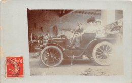 Delcampe - HERAULT  34  LUNEL  AUTOMOBILE  FERME  CARTE PHOTO - Lunel